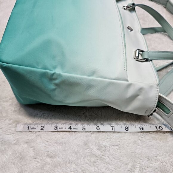 NWOT Kate Spade Jae Degrade White Mint Green Ombre Medium Satchel Hand bag Purse - Picture 12 of 16